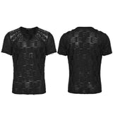 Punk handsome men's T-shirt