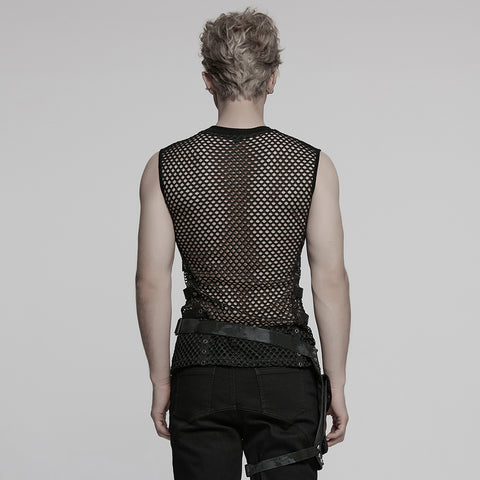 CyberPunk Sexy Mesh Vest