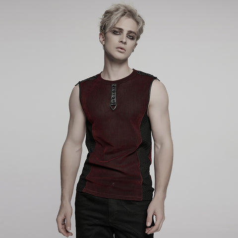 Cyber flocking mesh vest