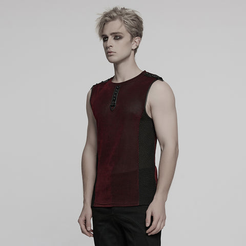 Cyber flocking mesh vest