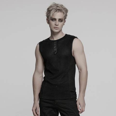 Cyber flocking mesh vest