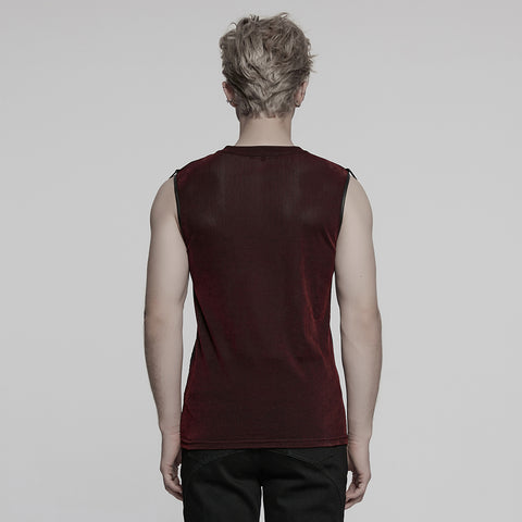 Cyber flocking mesh vest