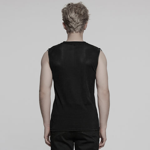 Cyber flocking mesh vest