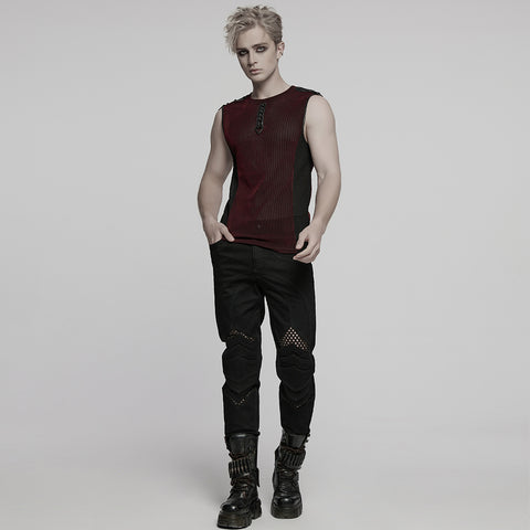Cyber flocking mesh vest