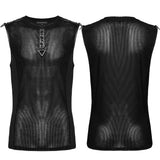 Cyber flocking mesh vest