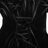 Elegant Goth Velvet T-shirt