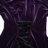 Elegant Goth Velvet T-shirt