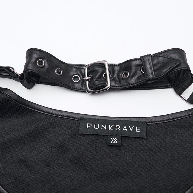 Cool Striped Tattered Punk T-shirt