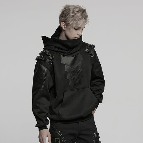 Punk hooded armor element hoodie