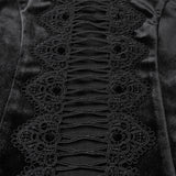 Goth Symmetrical Velvet T-shirt