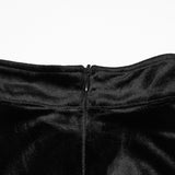 Goth Symmetrical Velvet T-shirt