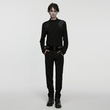 Goth minimalist jacquard  T-shirt