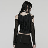 Daily Hollow-out Punk T-Shirt