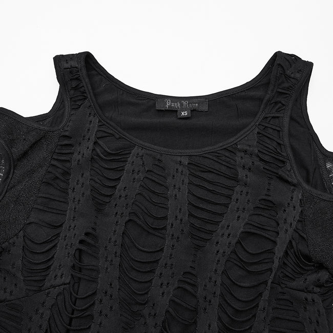 Daily Hollow-out Punk T-Shirt