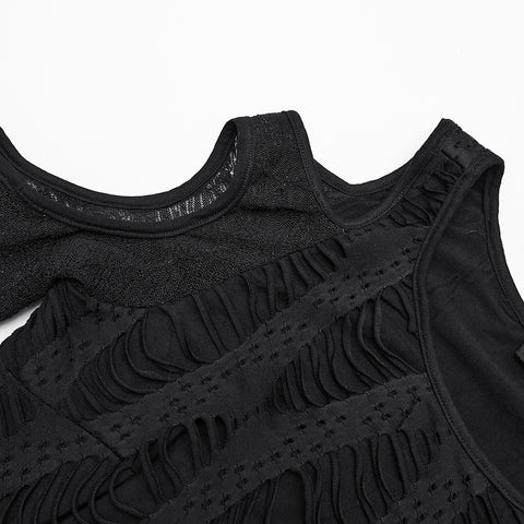 Daily Hollow-out Punk T-Shirt