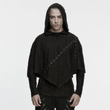Knitted Wasteland Punk T-shirt For Men