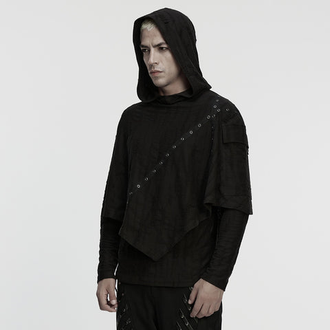 Knitted Wasteland Punk T-shirt For Men