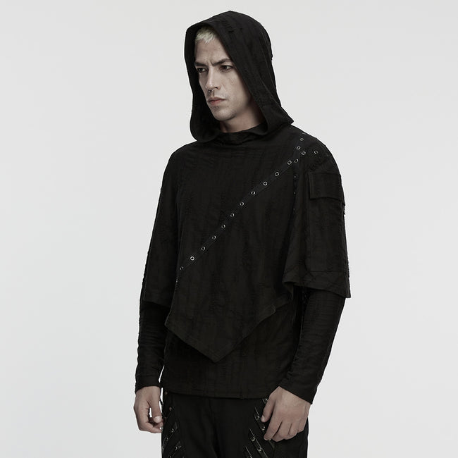 Knitted Wasteland Punk T-shirt For Men