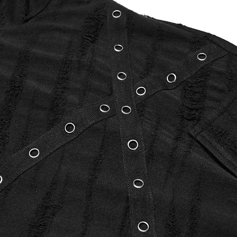 Knitted Wasteland Punk T-shirt For Men
