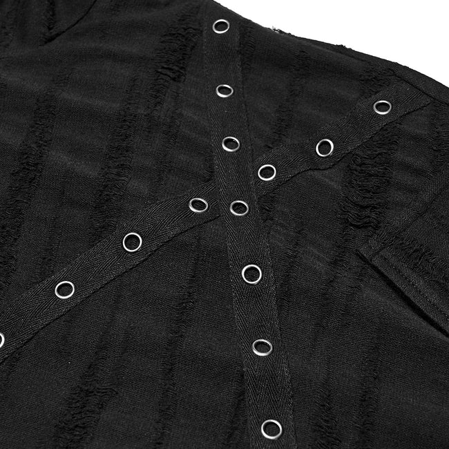 Knitted Wasteland Punk T-shirt For Men