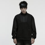 Cyberpunk Striped  Sweatshirt