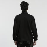 Cyberpunk Striped  Sweatshirt
