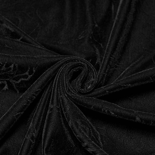 Gothic Rose Embossed T-shirt