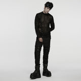 Punk Rebellious Sexy Mesh T-shirt
