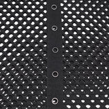 Punk mesh perforated vest