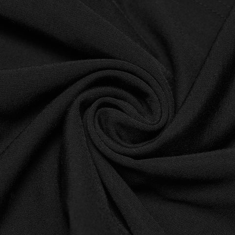 Goth Sleeveless Hooded Dark T-shirt