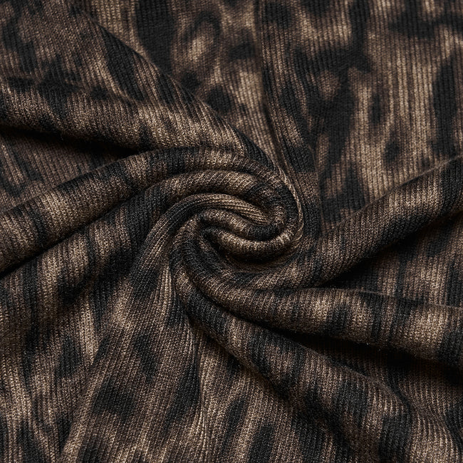 Punk leopard print T-shirt