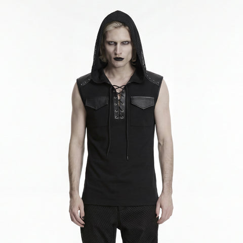 PunkRave Men's Punk Simple T-shirt