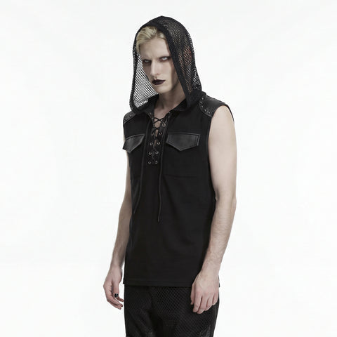 PunkRave Men's Punk Simple T-shirt