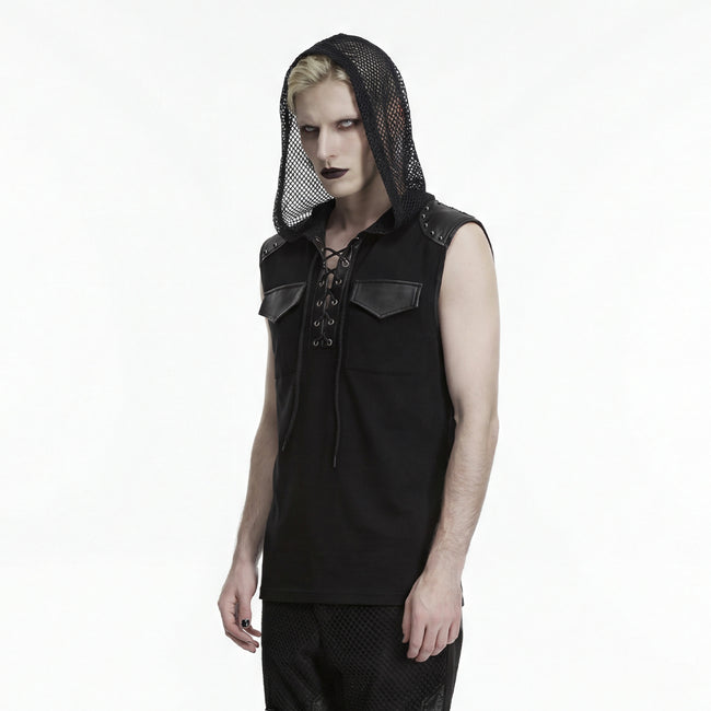 PunkRave Men's Punk Simple T-shirt