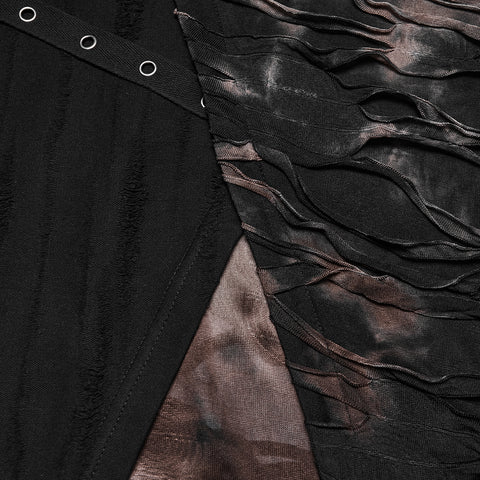 Wasteland hooded tattered vest