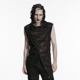 Wasteland hooded tattered vest