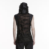 Wasteland hooded tattered vest