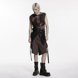 Wasteland hooded tattered vest