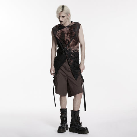 Wasteland hooded tattered vest