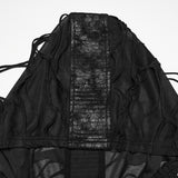 Wasteland hooded tattered vest