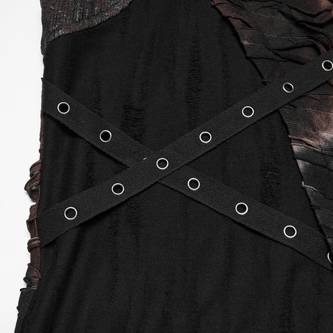 Wasteland hooded tattered vest