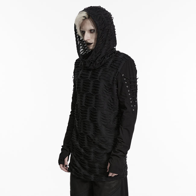 Gothic Wasteland Tattered T-shirt For Men