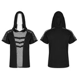 Punk Hooded T-shirt