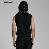 Punk hooded vest