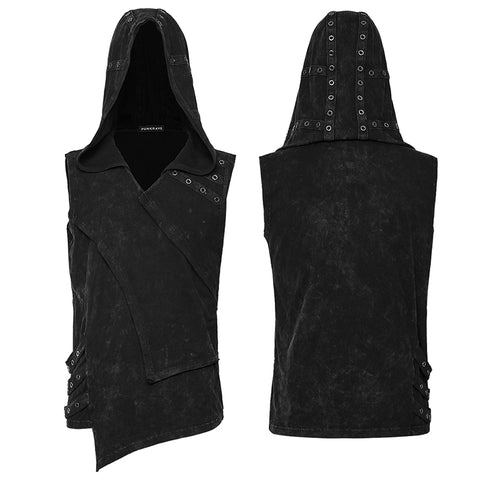 Punk hooded vest