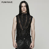 Goth sharp teeth vest