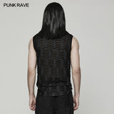 Goth sharp teeth vest