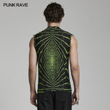Cyber printed vest