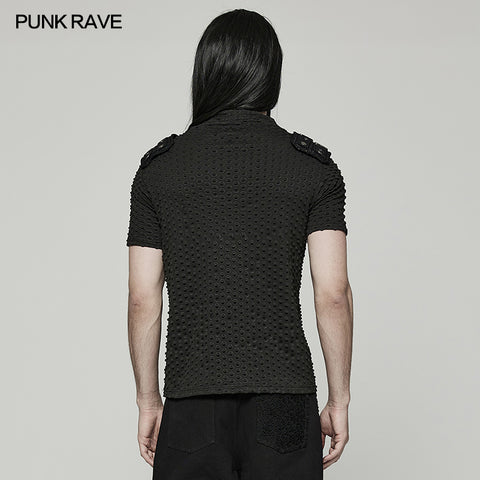 Punk handsome short T-shirt