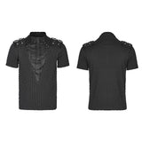 Punk handsome short T-shirt